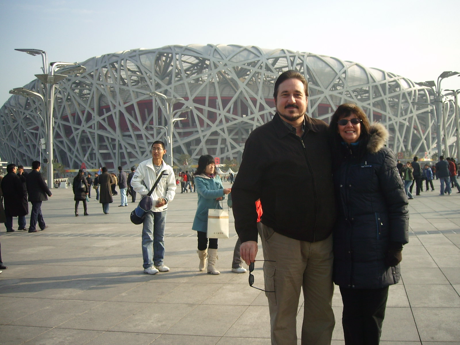 Leo and Sharon Wrobel in Beijing